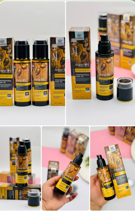 روغن مو آرگان بدون سولفات لایتنس